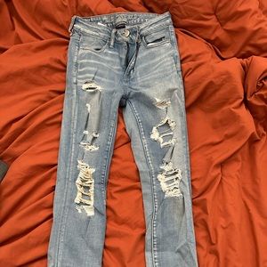 American Eagle Ripped Skinny Jeans